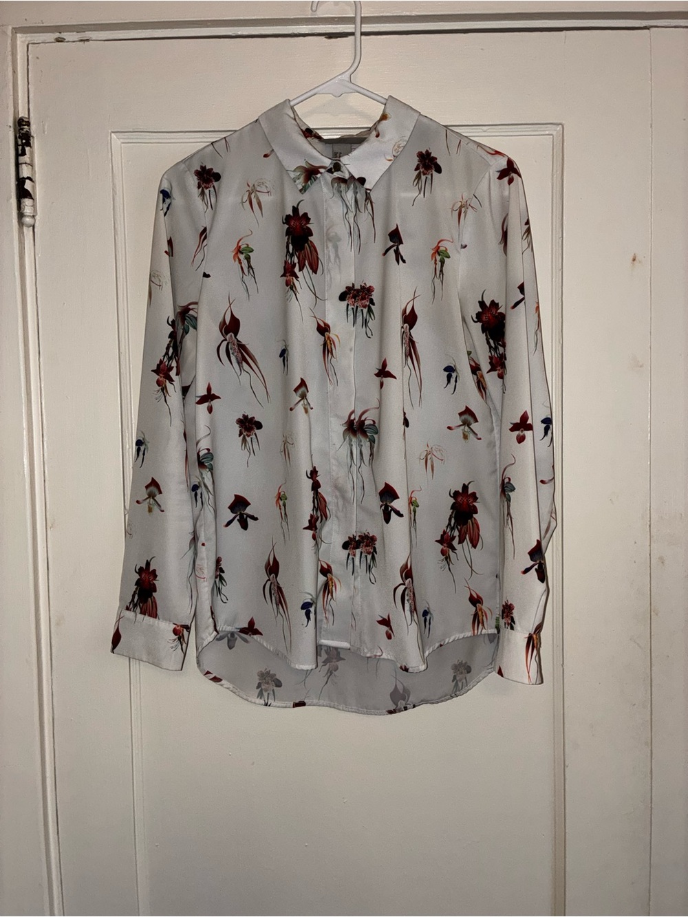 Floral button up